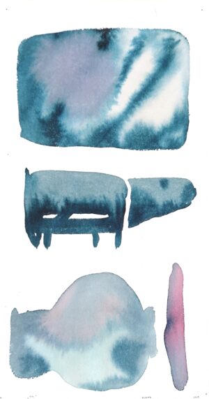 Games of The Minute. 1 out 4 watercolor. 37x19,5cm. 2019