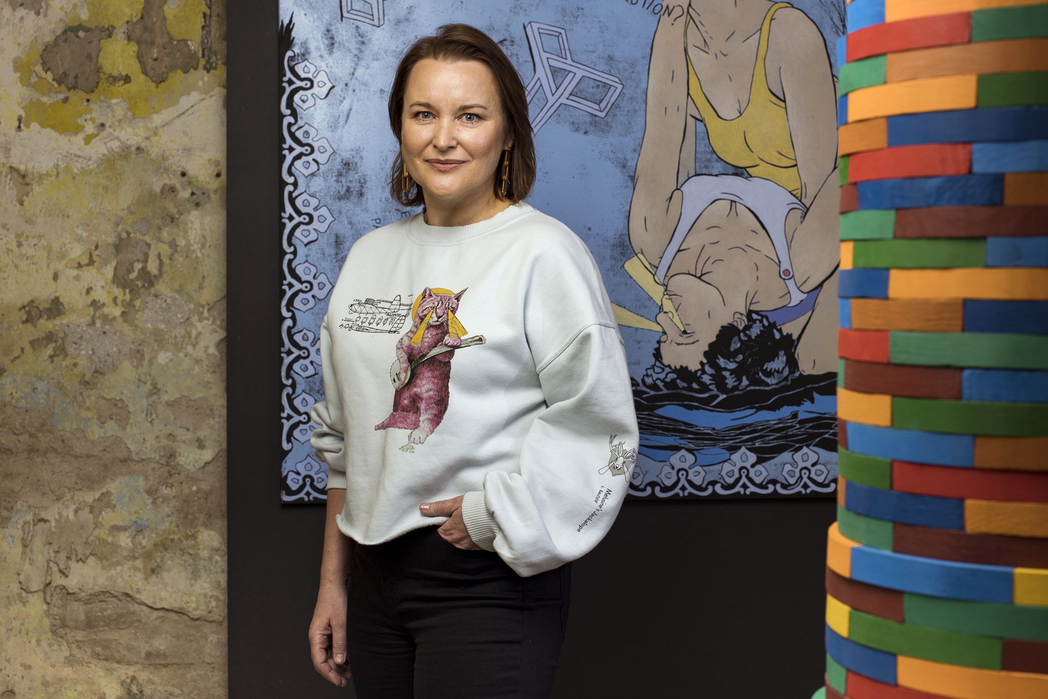 Limited edition sweatshirt, designed by Contour Art Gallery